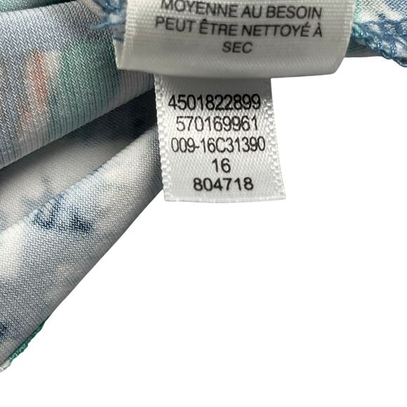 Chicos Top Womens 4 / US XXL Tribal Print Tie Front Windswept Casual Resortwear - Picture 8 of 9